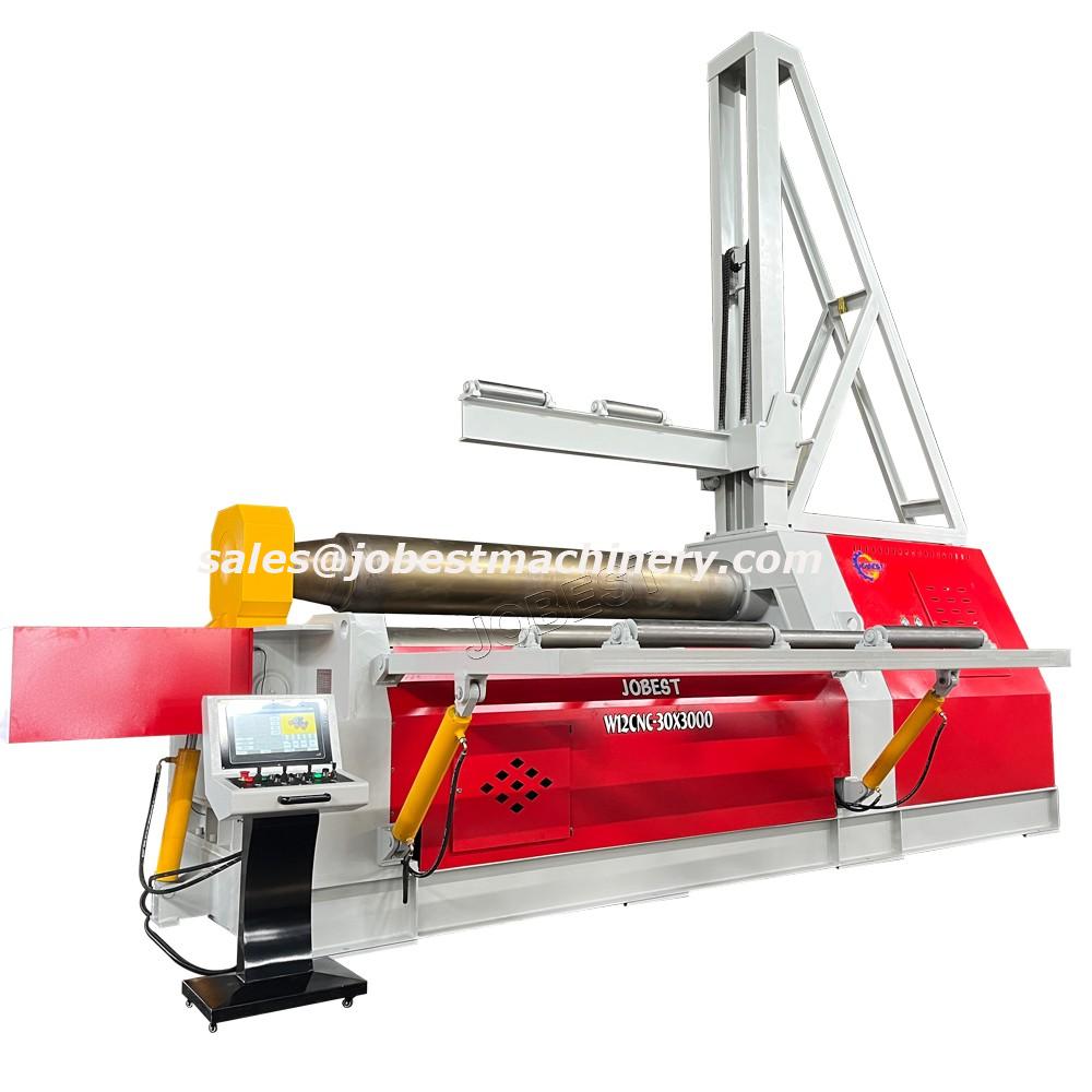 W12CNC-30X3000 CNC 4 Roll Bending Machine